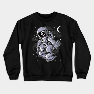 Astronaut Skate Polkadot DOT Coin To The Moon Crypto Token Cryptocurrency Blockchain Wallet Birthday Gift For Men Women Kids Crewneck Sweatshirt